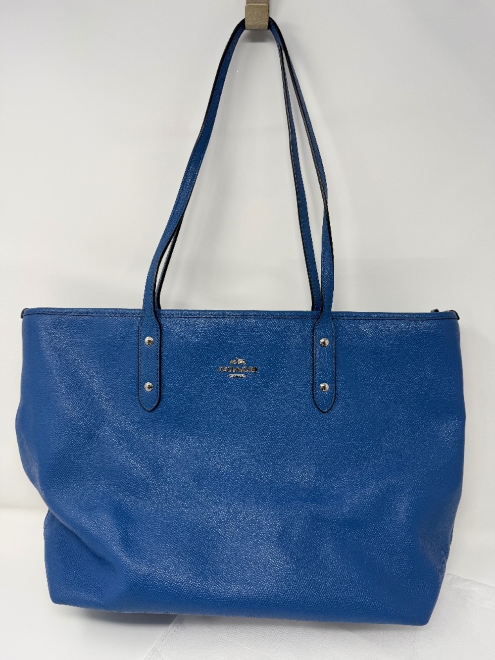 Coach blue shoulder bag
